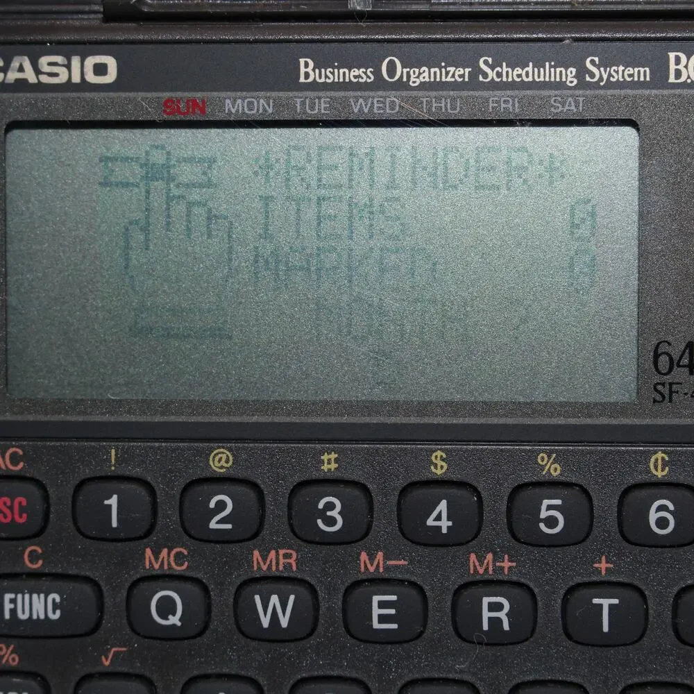 Casio BOSS SF-4600X PDA Computer Link Capable with Box and Instruction Manual